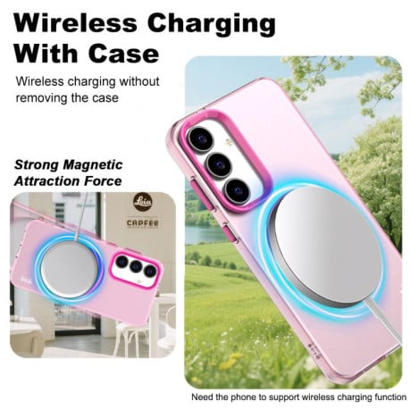 Чохол IMAK Candy Series з MagSafe на Samsung Galaxy S25 FE 5G - червоний
