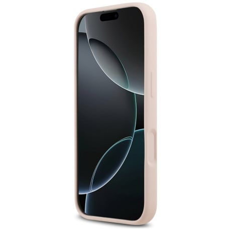 Оригінальний силіконовий чохол Karl Lagerfeld Silicone Karl Choupette Ring з MagSafe на iPhone 17 - Pink