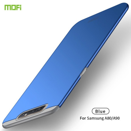 Ультратонкий чехол MOFI Frosted PC на Samsung Galaxy A80- синий