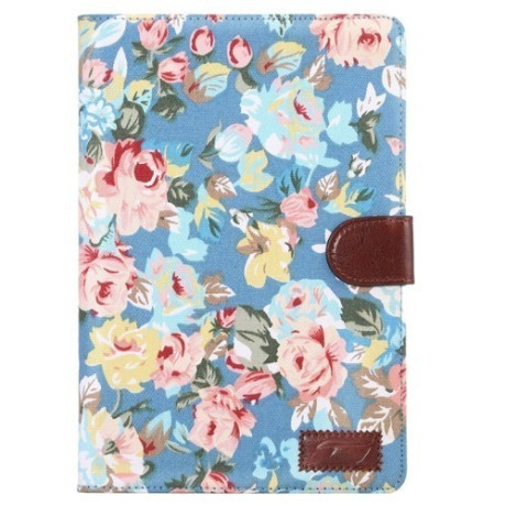 Кожаный Чехол Peony Denim Texture Flower Case Blue для Pad mini 5 (2019)/mini 4