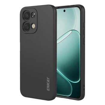 Противоударный чехол ENKAY Liquid Silicone на OPPO A6 Pro 5G Global CPH2781 — черный