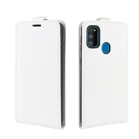 Флип-чехол Texture Single на Samsung Galaxy M21/M30s- белый