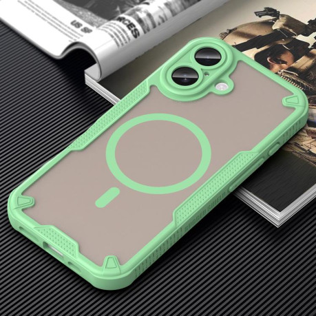Чохол Armor Glaze з MagSafe Magnetic на iPhone 17 - зелений