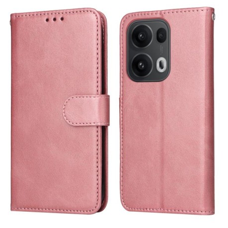 Чоловіча книжка Classic Calf Texture Flip Leather на OPPO Reno13 Pro Global - золото