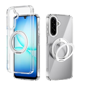 Чехол Abeel Q-Luck с MagSafe и поворотным держателем на Samsung Galaxy A17 5G / 4G — белый