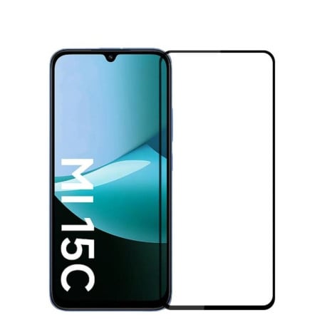 Защитное стекло MOFI 9H 3D Full Screen на Xiaomi Redmi 15C 4G 171.5mm / Poco C85 - черное