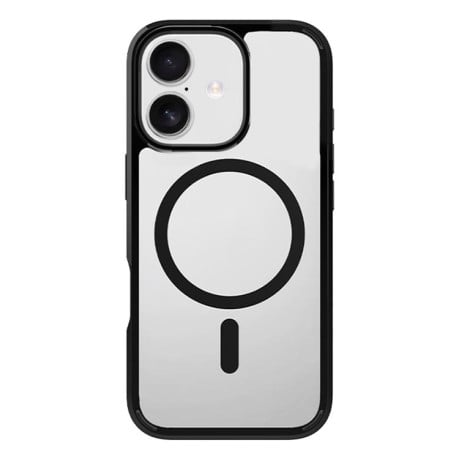 Чехол Kalebol Clear с MagSafe гибрид на iPhone 17 - черный