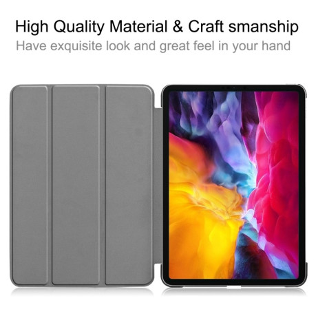 Чехол-книжка Custer Texture на iPad Pro 11 (2021) - синий