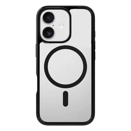 Чехол Kalebol Clear с MagSafe гибрид на iPhone 17 - черный