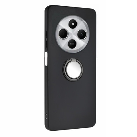 Противоударный чехол Matte with Ring Holder для Xiaomi Redmi 14C 4G/Poco C75/Redmi A4 5G - черный