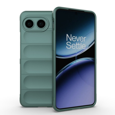 Силиконовый чехол Magic Flannel для OnePlus Nord 4 5G Global - зеленый