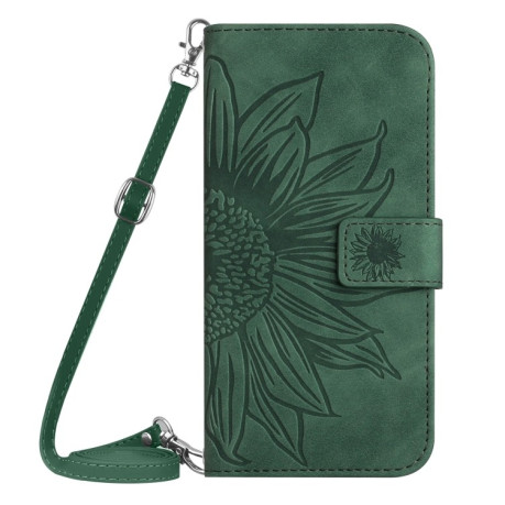 Чохол-книжка Skin Feel Sun Flower для Motorola Moto G85 5G - зелений
