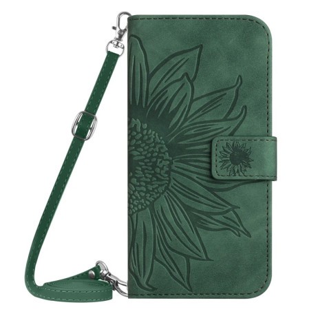 Чехол-книжка Skin Feel Sun Flower для Redmi 14C 4G/Poco C75/Redmi A4 5G  - зеленый