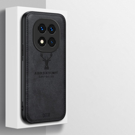 Ультратонкий чохол Deer Head Cloth Skin для Xiaomi Redmi Note 14 Pro 5G/Poco X7 - синій