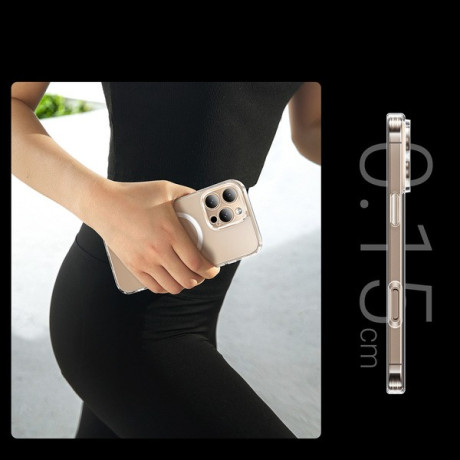 Оригинальный чехол Ugreen Classy Clear (MagSafe) для iPhone 16 Pro - Transparent