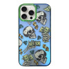 Противоударный чехол Aurora Series Painted Pattern для iPhone 15 Pro - Skull