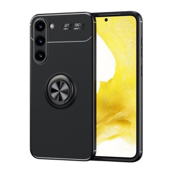 Ударозахисний чохол Metal Ring Holder 360 Degree Rotating на Samsung Galaxy S23 5G - чорний