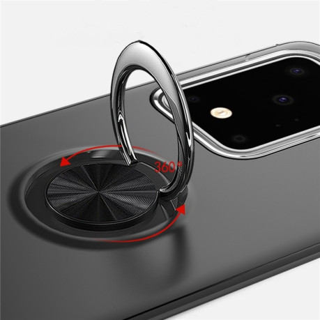 Ударозащитный чехол Metal Ring Holder 360 Degree Rotating на Samsung Galaxy S20 Ultra -красный