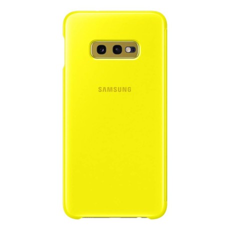 Оригинальный чехол Samsung Clear View Cover для Samsung Galaxy S10e yellow (EF-ZG970CYEGRU)