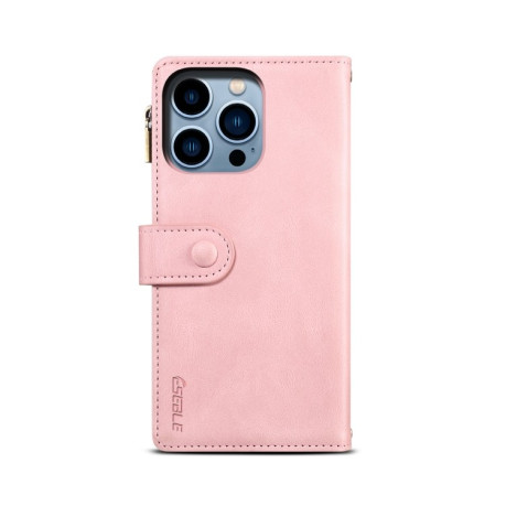 Чехол-кошелек Retro Frosted для iPhone 14 Pro - розовое золото