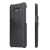 Кожаный чехол Fierre Shann Litchi Texture  на Samsung Galaxy S8+ / G9550- черный