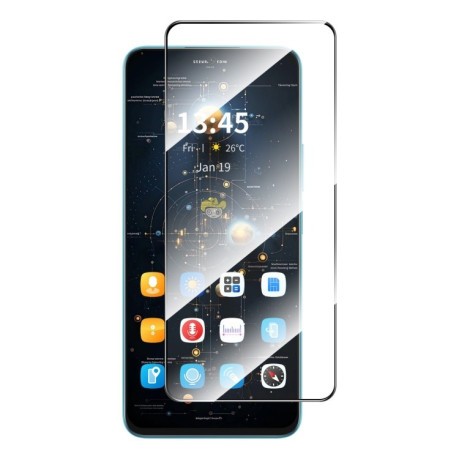 Защитное Стекло ENKAY Full Glue High Aluminum-silicon для Samsung Galaxy A36 / A56 - черное