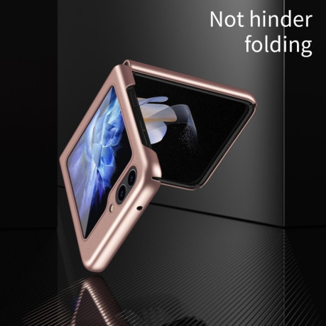 Противоударный чехол Skin Feel Frosted для Samsung Galaxy Flip 5 - зеленый