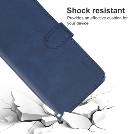 Чехол-книжка EsCase Leather для iPhone 15 Pro - синий
