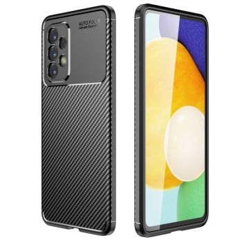 Ударозащитный чехол HMC Carbon Fiber Texture на Samsung Galaxy A33 5G - черный