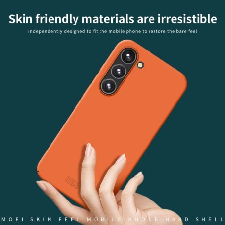 Ультратонкий чохол MOFI Qin Series Skin Feel All-inclusive Silicone Series для Samsung Galaxy A34 5G - синій