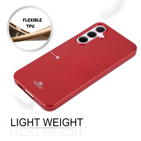 Противоударный чехол MERCURY GOOSPERY PEARL JELLY для Samsung Galaxy A25 - красный