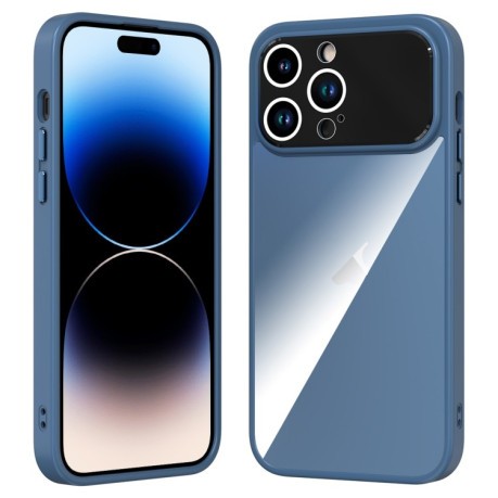 Протиударний чохол Large Window Acrylic для iPhone 15 Pro Max - блакитний