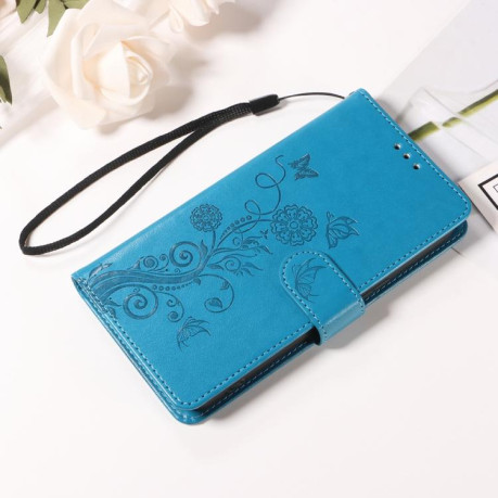 Чехол-книжка Embossed Butterfly для Xiaomi Redmi A5 4G 173.3mm - синий