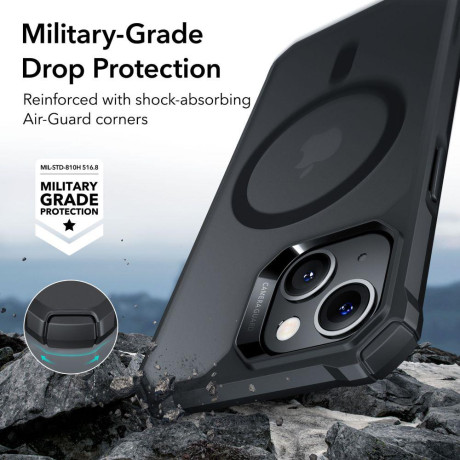 Оригинальный чехол ESR Air Armor Halolock (MagSafe) на iPhone 14 Plus - Frosted Black