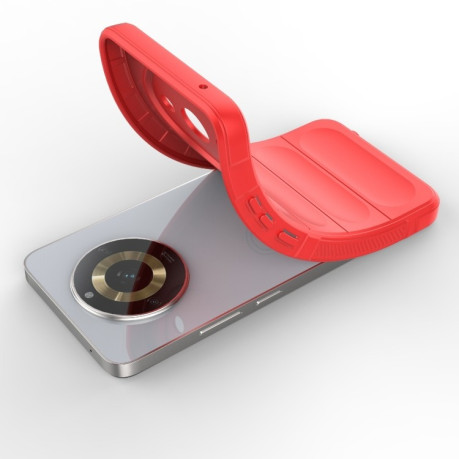 Силиконовый чехол Magic Flannel для Realme 11 5G - красный