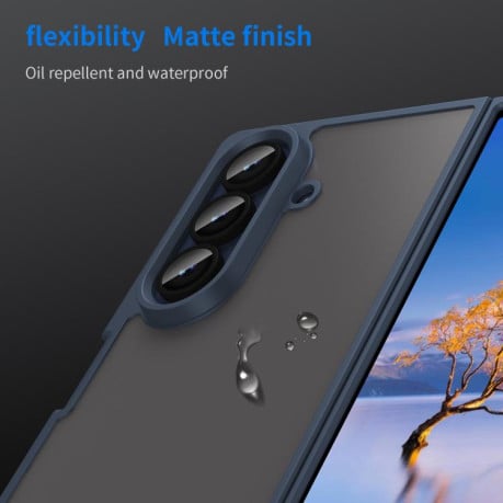Чохол Fan Dun Series гібрид з Magsafe на Samsung Galaxy Fold7 5G - синій