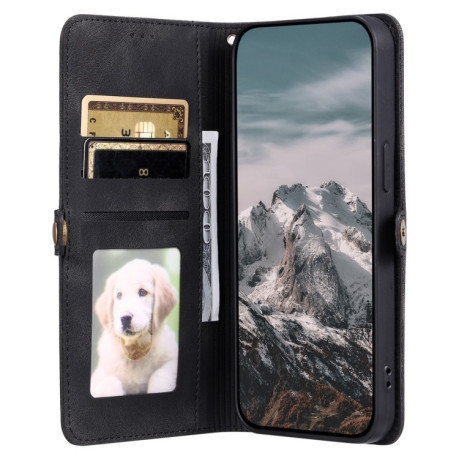 Чохол-книжка Totem Embossed Magnetic Leather для Xiaomi 14T Pro - чорний