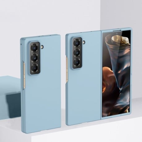 Чехол полимерный Special Skin Feel PC Full Coverage на Samsung Galaxy Fold 7 - голубой