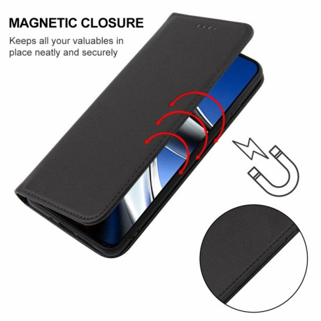 Чехол-книжка Magnetic Closure для Xiaomi Poco X4 Pro 5G - черный