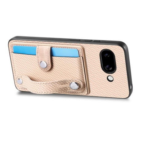 Противоударный чехол Wristband Kickstand Card для  Google Pixel 9a - хаки