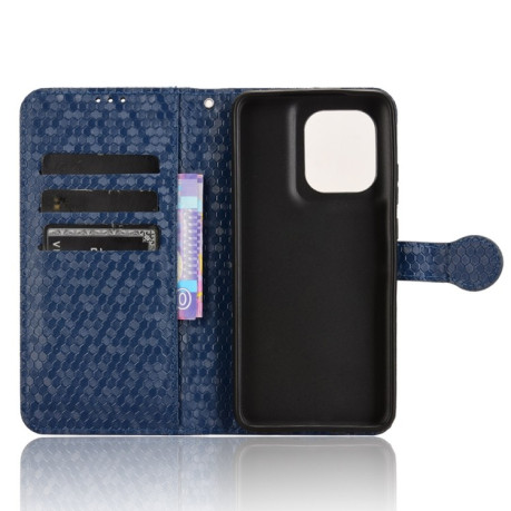 Чехол-книжка Honeycomb Dot для Motorola Edge 50 Neo / S50 5G - синий