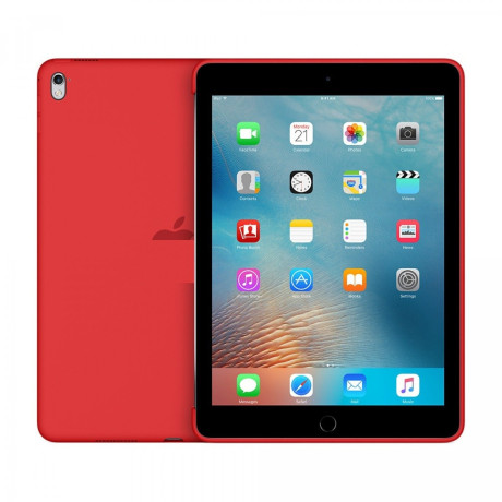 Силиконовый чехол Silicone Case Red на iPad 9.7 2017/2018