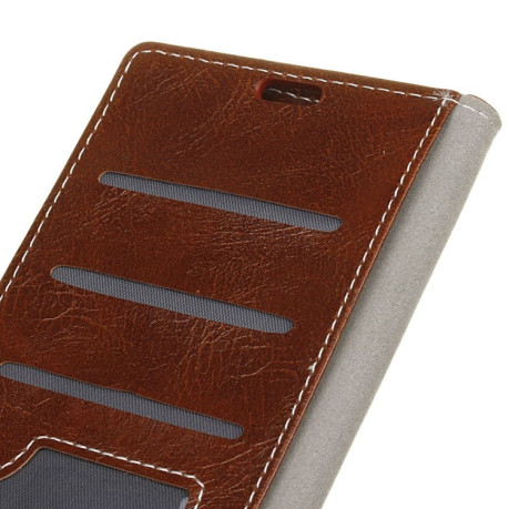 Кожаный чехол Retro Crazy Horse Texture на Samsung Galaxy S10 Plus/G975-коричневый