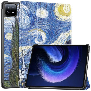 Чехол-книжка Custer Painted для Xiaomi Pad 6 / 6 Pro - Starry Sky