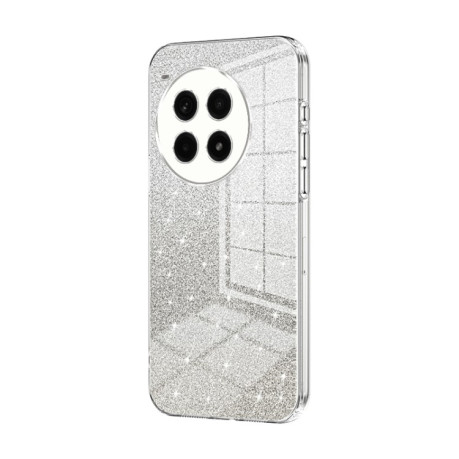 Ударозащитный чехол Gradient Glitter Powder Electroplated на OnePlus Ace 3 Pro - прозрачный