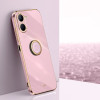 Чехол XINLI Straight Edge с держаталем-подставкой на Realme C33 4G - фиолетовый