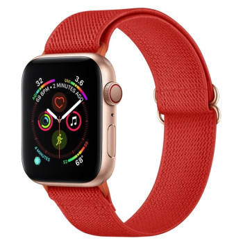 Ремешок Polyester Nylon для Apple Watch 10 46mm/Ultra 49mm / Series 8/7 45mm / 44mm / 42mm/45mm/44mm/42mm - светло-красный