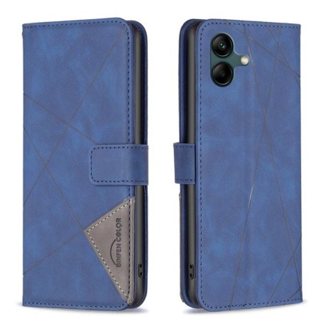 Чохол-книжка Rhombus Texture для на Samsung Galaxy M06 5G / F06 5G - синій