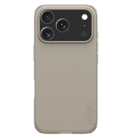 Чехол NILLKIN Frosted Shield Pro гибрид с матовым покрытием на iPhone 17 Pro Max - золотой