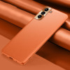 Противоударный чехол Plain Skin для Samsung Galaxy S22 Plus 5G - оранжевый